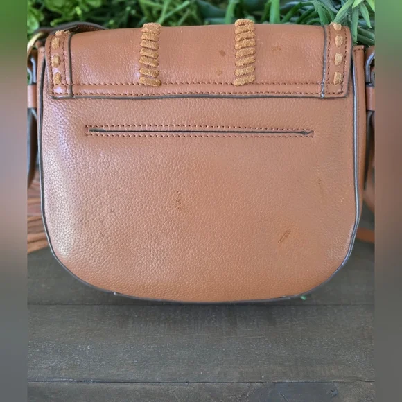 Foley & Corinna Sarabi Saddle Bag In Honey Brown Leather With Tassels - Picture 7 of 10